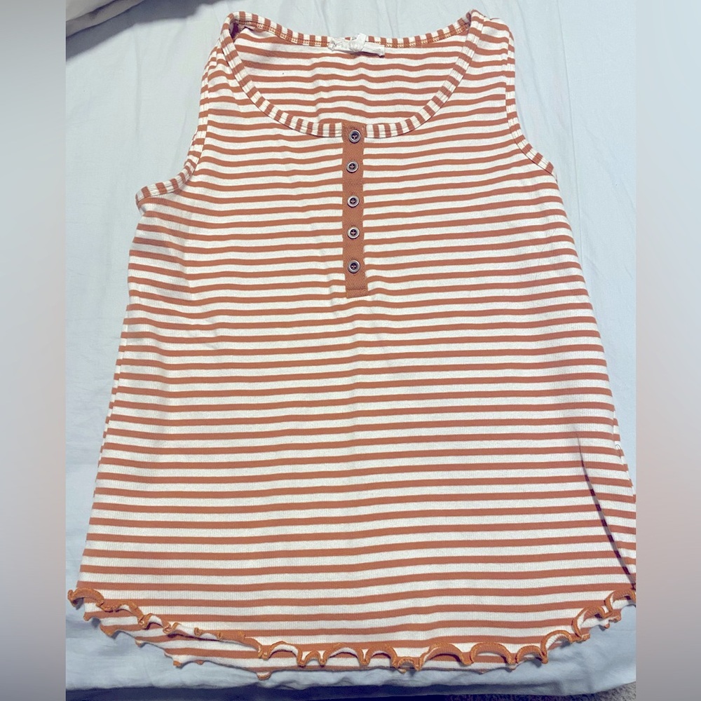 Jane & Delancey Ribbed tank top